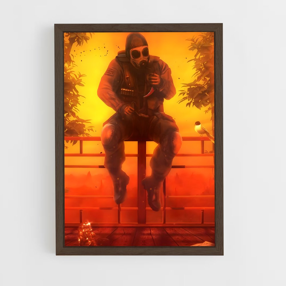 Poster Flamme de Combat – affiche Counter strike (vue 5)